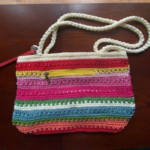 Rainbow Crocheted Purse